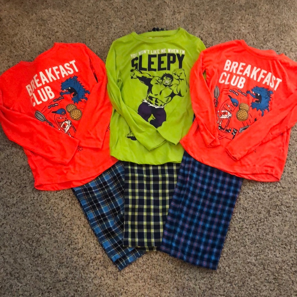 GAP Boys Pajamas - 3 Pair, Size 8